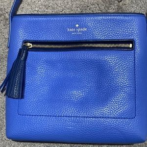 Kate Spade Blue Tassel cross body bag